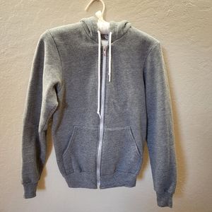 American apparel zip up hoodie
